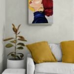 Ambientación de Rojo contemplativo (mujer)