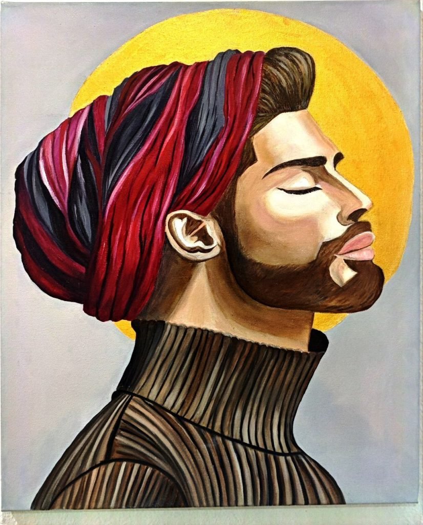 Pasión en perfil (hombre)