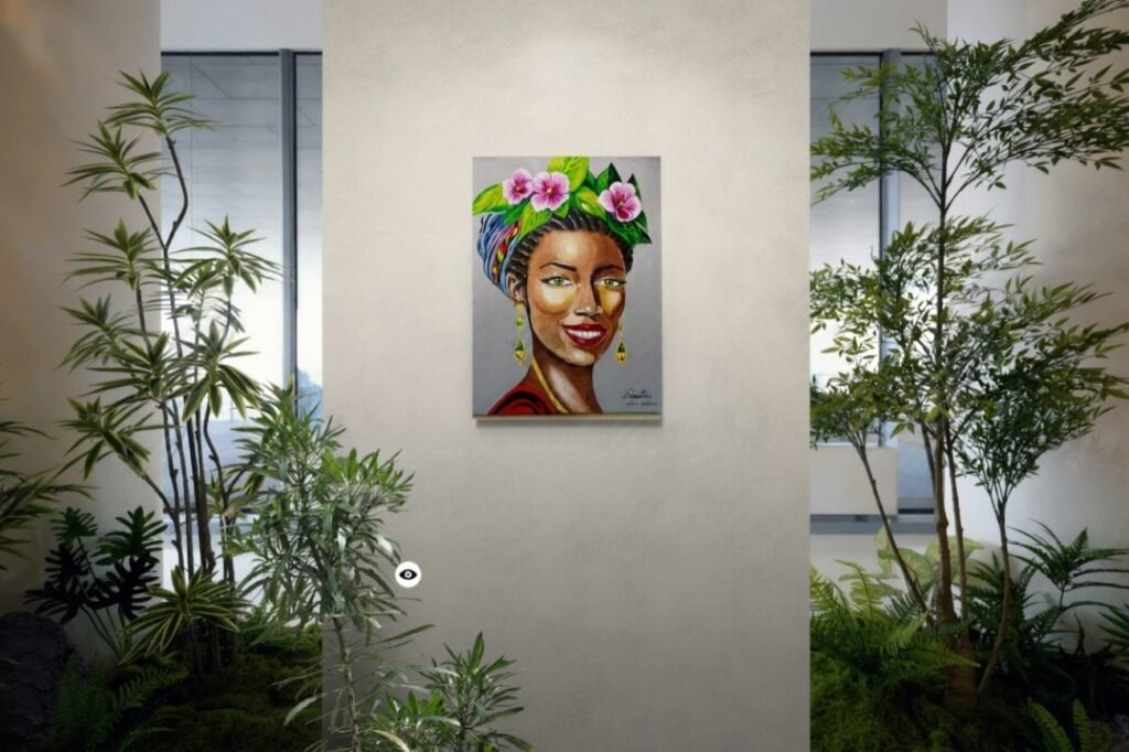 Ambientación de Flor en la piel