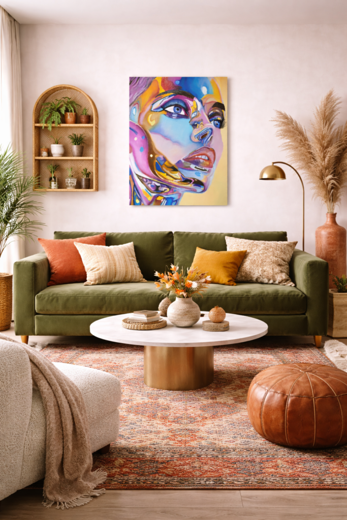 Ambientación de Metalic (mujer)